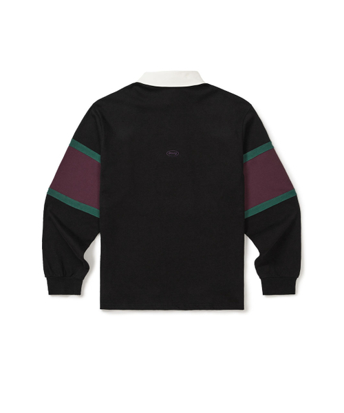 MMLG（エムエムエルジー）の「[Mmlg] BLOCK RUGBY LSV-T (EVERY BLACK)（Tシャツ/カットソー・レディース・その他・SMALL/MEDIUM/LARGE/X-LARGE）」の2枚目の写真
