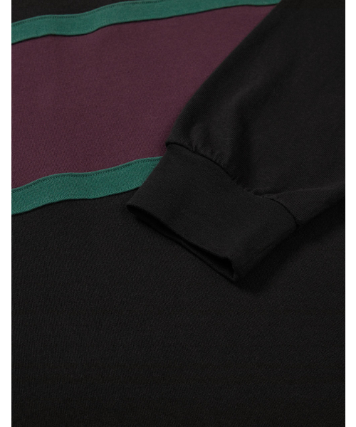 MMLG（エムエムエルジー）の「[Mmlg] BLOCK RUGBY LSV-T (EVERY BLACK)（Tシャツ/カットソー・レディース・その他・SMALL/MEDIUM/LARGE/X-LARGE）」の4枚目の写真