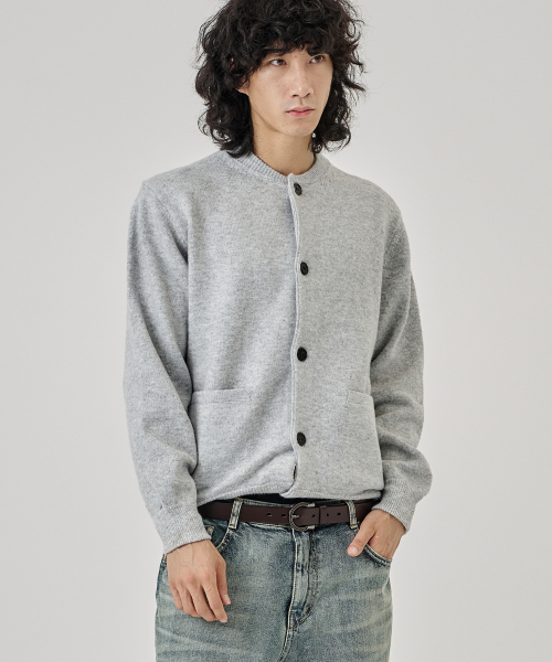 THE-ABON（エイボン）の「テールボタンカーディガンチャコール（カーディガン/ボレロ・メンズ・チャコール・X-LARGE/LARGE）」の2枚目の写真