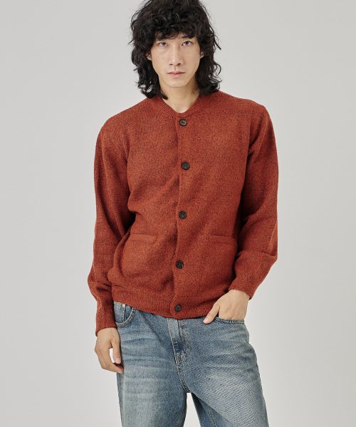 THE-ABON（エイボン）の「テールボタンカーディガンチャコール（カーディガン/ボレロ・メンズ・チャコール・X-LARGE/LARGE）」の3枚目の写真
