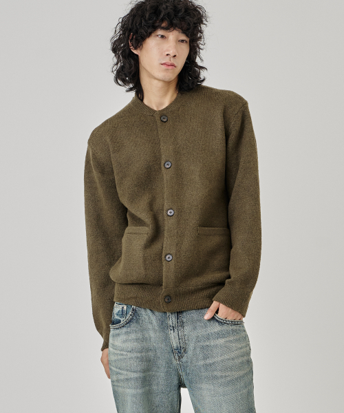 THE-ABON（エイボン）の「テールボタンカーディガンチャコール（カーディガン/ボレロ・メンズ・チャコール・X-LARGE/LARGE）」の5枚目の写真