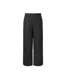 MONPLISSE（モンプリセー）の「[男性] ウェーブ刺繍キルティングプリーツパンツ (ブラック)（スウェットパンツ）」