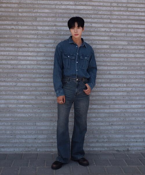 DECET(デケト)の「Loose Flared Jeans DCPT066CPBlack(デニムパンツ・メンズ・その他・26/28/30/32/34)」の10枚目の写真