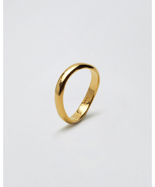 ANOTHERLAYER（アナザーレイヤー）の「Thin Wave Band Ring - Gold (silver925)（リング・レディース・その他・17/11/10/9/12/15 /13）」の3枚目の写真