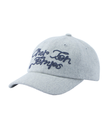 COTTE（コッテ）の「CTTレタリングメルトンウールボールキャップ（メランジグレー）（キャップ）」