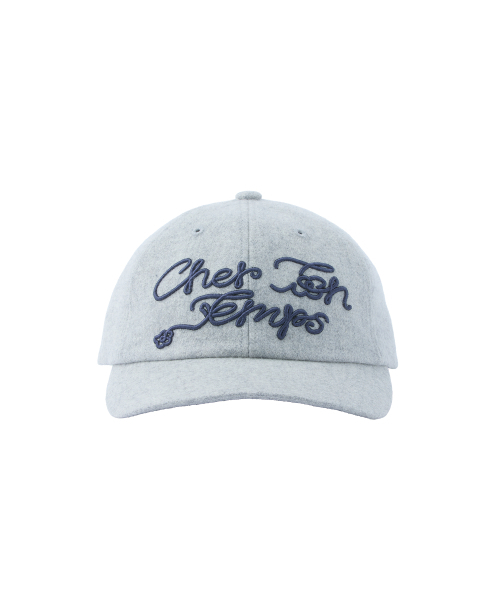 COTTE（コッテ）の「CTTレタリングメルトンウールボールキャップ（メランジグレー）（キャップ・レディース・その他・FREE）」の2枚目の写真