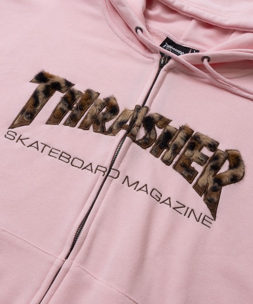 THRASHER（スラッシャー）の「【at】〔THRASHER/スラッシャー〕アソートアップリケ ダブルジップパーカー ショートサイズ有（パーカー・メンズ・ブラック系1/ブラック系3/ピンク/ブラック系2/アッシュグレー・FREE/MEDIUM/LARGE）」の22枚目の写真