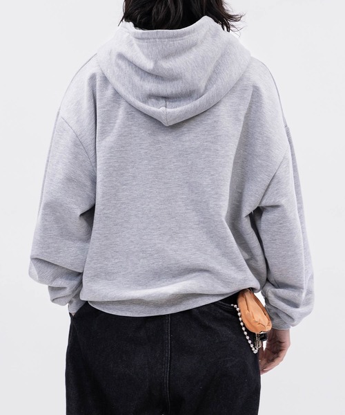 THRASHER（スラッシャー）の「【at】〔THRASHER/スラッシャー〕アソートアップリケ ダブルジップパーカー ショートサイズ有（パーカー・メンズ・ブラック系1/ブラック系3/ピンク/ブラック系2/アッシュグレー・FREE/MEDIUM/LARGE）」の7枚目の写真