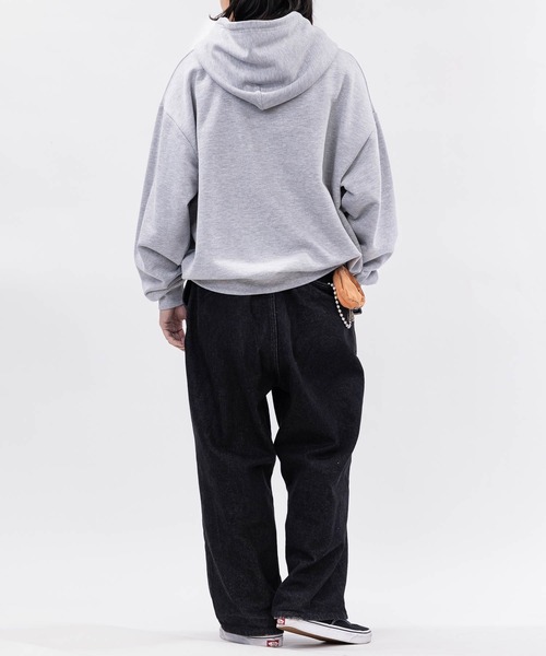 THRASHER（スラッシャー）の「【at】〔THRASHER/スラッシャー〕アソートアップリケ ダブルジップパーカー ショートサイズ有（パーカー・メンズ・ブラック系1/ブラック系3/ピンク/ブラック系2/アッシュグレー・FREE/MEDIUM/LARGE）」の10枚目の写真