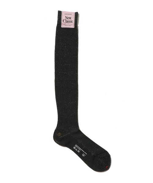 MARCOMONDE(マルコモンド)の「MARCOMONDE / グリッター ハイソックス(ソックス/靴下・レディース・チャコールグレー/シルバー/ブロンズ・FREE)」の2枚目の写真