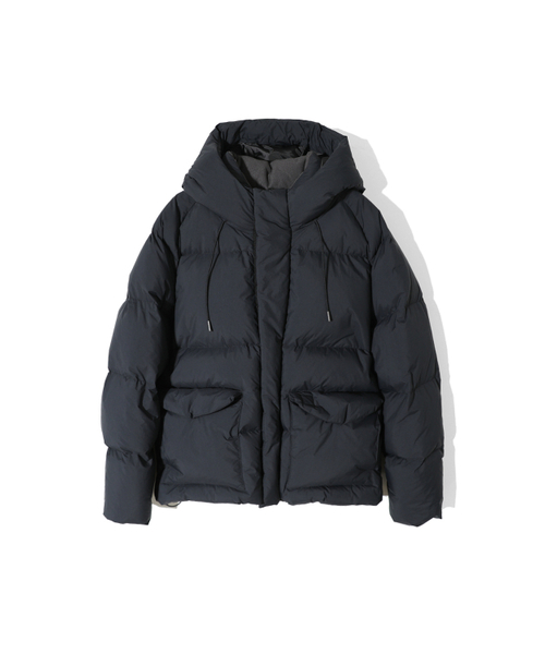HORLISUN(ホーリーサン)の「Northcove Raglan hood Goosedown Jacket Black Navy(ダウンジャケット/コート・メンズ・その他・LARGE/MEDIUM/SMALL)」の1枚目の写真