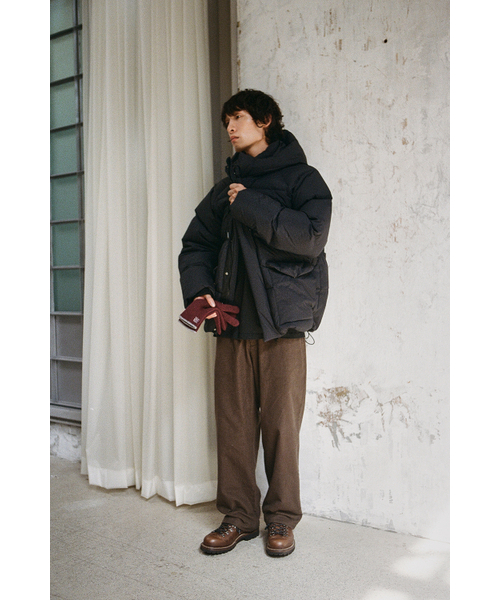 HORLISUN(ホーリーサン)の「Northcove Raglan hood Goosedown Jacket Black Navy(ダウンジャケット/コート・メンズ・その他・LARGE/MEDIUM/SMALL)」の3枚目の写真