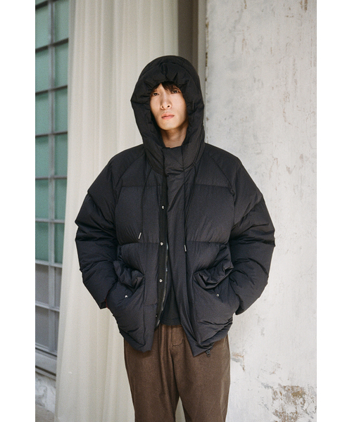 HORLISUN(ホーリーサン)の「Northcove Raglan hood Goosedown Jacket Black Navy(ダウンジャケット/コート・メンズ・その他・LARGE/MEDIUM/SMALL)」の6枚目の写真
