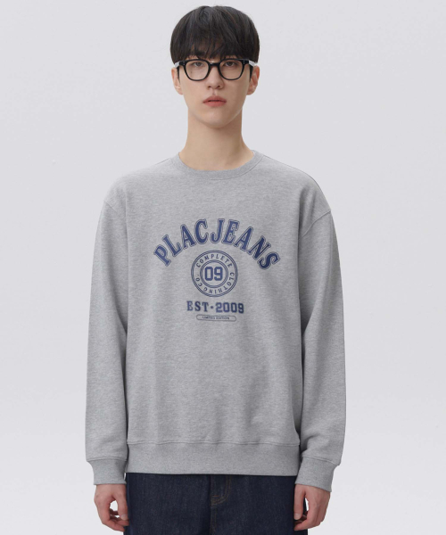 PLAC(プラック)の「グラフィックスウェットシャツグレー(スウェット・メンズ・その他・MEDIUM/LARGE/X-LARGE/X-SMALL/SMALL)」の1枚目の写真