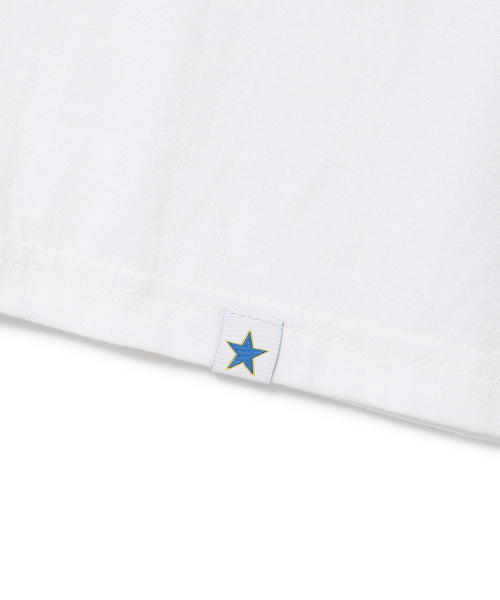 Cavish(カビシ)の「PLUR SS TEE WHITE(CV2BMMT515A)(Tシャツ/カットソー・レディース・ホワイト・SMALL/MEDIUM/LARGE/X-LARGE)」の3枚目の写真