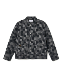 LORES（ロアス）の「Mosaic Denim Shop Jacket - Black（デニムジャケット）」
