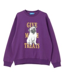 GLAZOS | アニマル フロントプリント 裏毛トレーナー(スウェット)