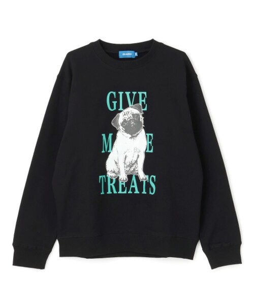 GLAZOS(グラソス)の「アニマル フロントプリント 裏毛トレーナー(スウェット・キッズ・ブラウン/パープル/ブルー/ブラック・150cm/160cm/170cm)」の2枚目の写真