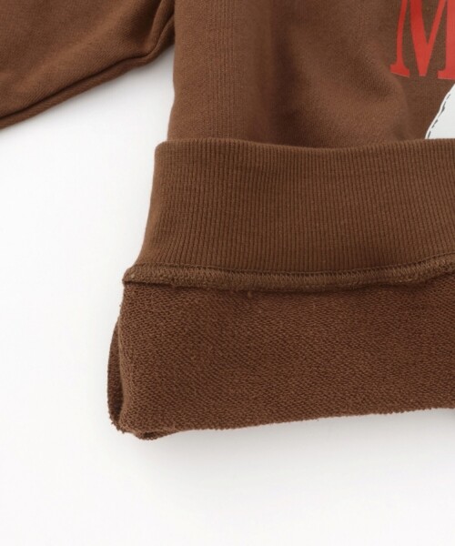 GLAZOS(グラソス)の「アニマル フロントプリント 裏毛トレーナー(スウェット・キッズ・ブラウン/パープル/ブルー/ブラック・150cm/160cm/170cm)」の9枚目の写真