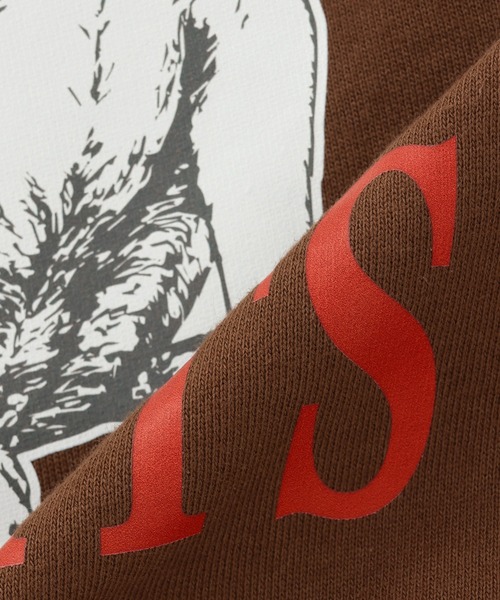 GLAZOS（グラソス）の「アニマル フロントプリント 裏毛トレーナー（スウェット・キッズ・ブラウン/パープル/ブルー/ブラック・150cm/160cm/170cm）」の7枚目の写真