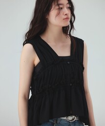 BEAMS HEART（ビームスハート）の「シャーリング リボン ブラウス（シャツ/ブラウス）」