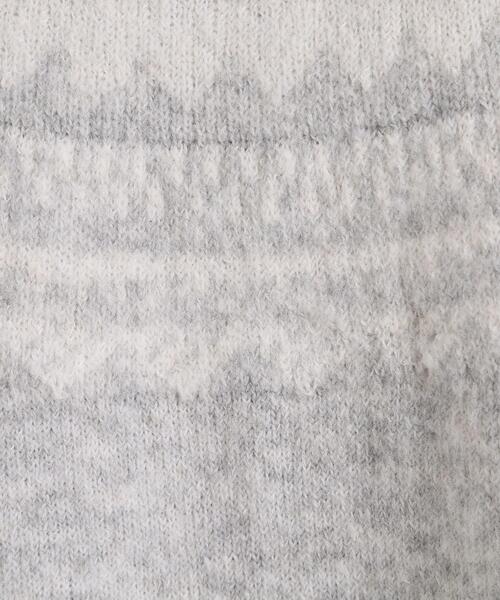 ITS'DEMO（イッツデモ）の「【手洗い可】求心ニットワンピース（ワンピース・レディース・ネイビー/アイボリー/グレー・00）」の11枚目の写真