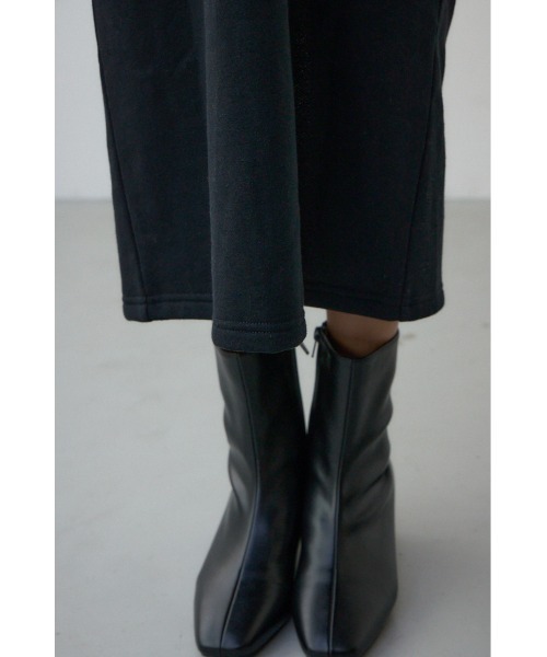 AZUL by moussy(アズールバイマウジー)の「レイヤード風裏起毛フーディーワンピース 春服 冬服 秋服 長袖 スウェット パーカー ハーフジップ(ワンピース・レディース・杢グレー/ブラック・MEDIUM/SMALL)」の14枚目の写真