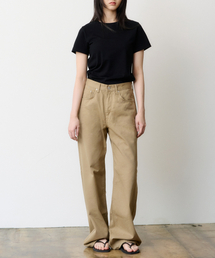 DENMADE（デンメイド）の「(WOMEN) DEN0601 Extra Wide Cotton Pants (Beige)（その他パンツ）」