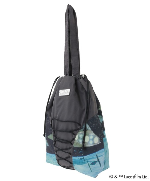 STAR WARS(スターウォーズ)の「STAR WARS/トートバッグ(トートバッグ・レディース・チャコールグレー・FREE)」の5枚目の写真