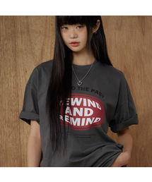 BUBBLPIECE（バブルピース）の「16-count Remind Pigment T-shirt_Charcoal（Tシャツ/カットソー）」