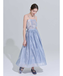 FREEANG（フリアン）の「ピンタックロングドレス - スカイブルー（ワンピース）」