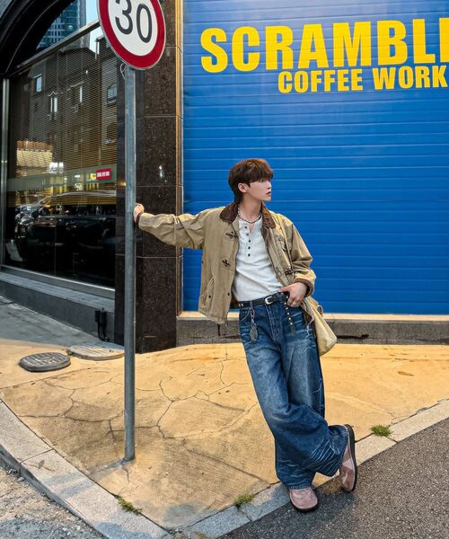 SSERPE（セルぺ）の「ステリーナイトウォッシュドワイドデニムパンツブルー（デニムパンツ・レディース・その他・1/2/3）」の14枚目の写真
