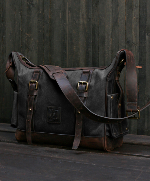 BUILFORD(ビルフォード)の「クラシックホーボーメッセンジャーバッグマロングレー(Marron Grey)(メッセンジャーバッグ・メンズ・その他・FREE)」の3枚目の写真