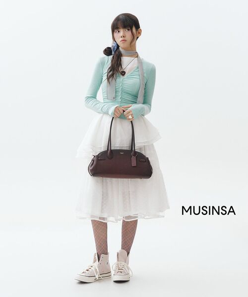PLEASENOFOLLOW（プリーズノーフォロー）の「Nina Button Lace Long Sleeve Top (Mint)（Tシャツ/カットソー・レディース・その他・FREE）」の3枚目の写真