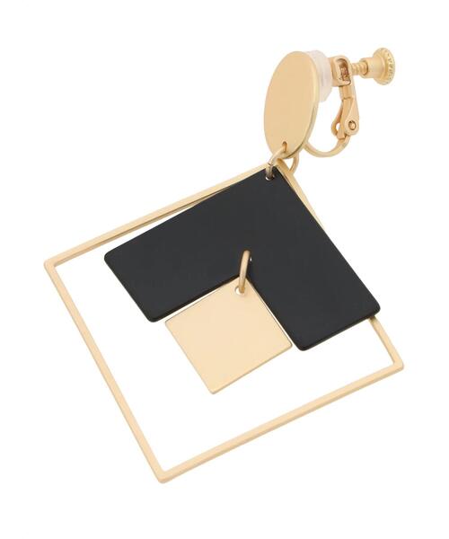 Te chichi（テチチ）の「幾何学モチーフイヤリング（ピアス（両耳用）・レディース・ゴールド・F）」の5枚目の写真