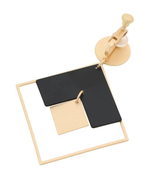 Te chichi（テチチ）の「幾何学モチーフイヤリング（ピアス（両耳用）・レディース・ゴールド・F）」の6枚目の写真