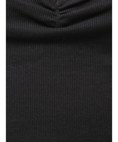 GYDA（ジェイダ）の「ショルダーストラップリブベアビスチェ（キャミソール・レディース・ネイビー/ブラック/オフホワイト・FREE）」の8枚目の写真