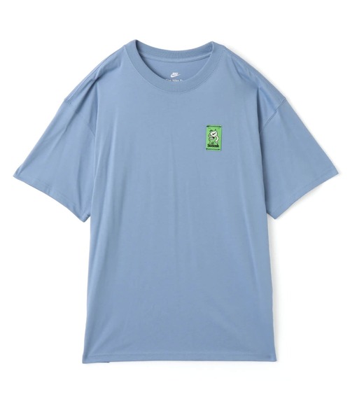 NIKE（ナイキ）の「NIKE AS U NSW TEE LSE CAFE SWOOSH V / ナイキ NSW LSE CAFE SWOOSH V S/S Tシャツ 【SP】（Tシャツ/カットソー・メンズ・ホワイト/ブルー・S/L/XL/XXL/M）」の2枚目の写真