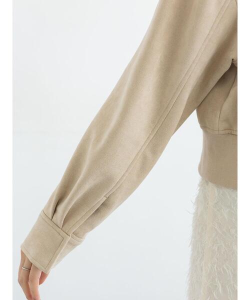 Te chichi（テチチ）の「スウェードジップブルゾン（ブルゾン・レディース・モカ/ライトベージュ・F）」の12枚目の写真