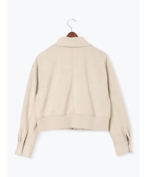 Te chichi（テチチ）の「スウェードジップブルゾン（ブルゾン・レディース・モカ/ライトベージュ・F）」の16枚目の写真