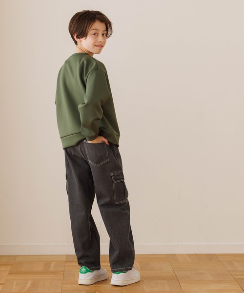 coca（coca）（コカ）の「キッズ　デニムカーゴパンツ（デニムパンツ・キッズ・ブラック/ライトブルー・120/130/140/150）」の13枚目の写真