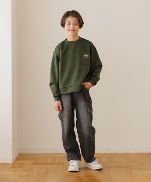 coca（coca）（コカ）の「キッズ　デニムカーゴパンツ（デニムパンツ・キッズ・ブラック/ライトブルー・120/130/140/150）」の14枚目の写真