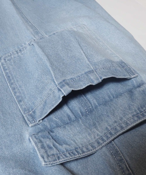 coca（coca）（コカ）の「キッズ　デニムカーゴパンツ（デニムパンツ・キッズ・ブラック/ライトブルー・120/130/140/150）」の16枚目の写真