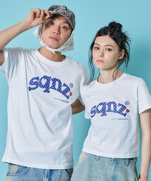 SEQUENZ | ※WEB限定 / ハート×ドットプリント / ドットロゴ半袖Tシャツ / sqnz heart dot logo pt tee(Tシャツ/カットソー)