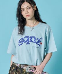 SEQUENZ（シークエンズ）の「【sqnz/エスキュンズ】※WEB限定 / ハート×ドットプリント / ロゴ半袖Tシャツ / sqnz heart dot logo pt tee（Tシャツ/カットソー）」