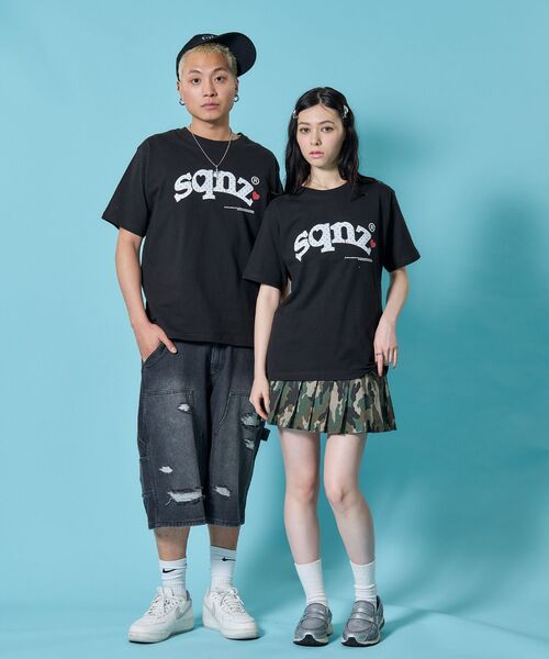 SEQUENZ(シークエンズ)の「※WEB限定 / ハート×ドットプリント / ドットロゴ半袖Tシャツ / sqnz heart dot logo pt tee(Tシャツ/カットソー・レディース・ブラック/ライトブルー/ホワイト・SMALL/MEDIUM/LARGE/X-SMALL)」の19枚目の写真