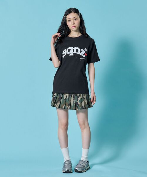 SEQUENZ(シークエンズ)の「※WEB限定 / ハート×ドットプリント / ドットロゴ半袖Tシャツ / sqnz heart dot logo pt tee(Tシャツ/カットソー・レディース・ブラック/ライトブルー/ホワイト・SMALL/MEDIUM/LARGE/X-SMALL)」の21枚目の写真