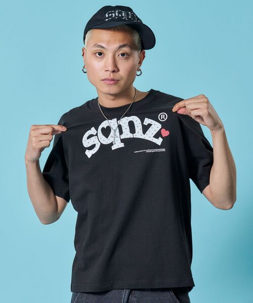 SEQUENZ(シークエンズ)の「※WEB限定 / ハート×ドットプリント / ドットロゴ半袖Tシャツ / sqnz heart dot logo pt tee(Tシャツ/カットソー・レディース・ブラック/ライトブルー/ホワイト/ライトピンク・SMALL/MEDIUM/LARGE/X-SMALL)」の12枚目の写真