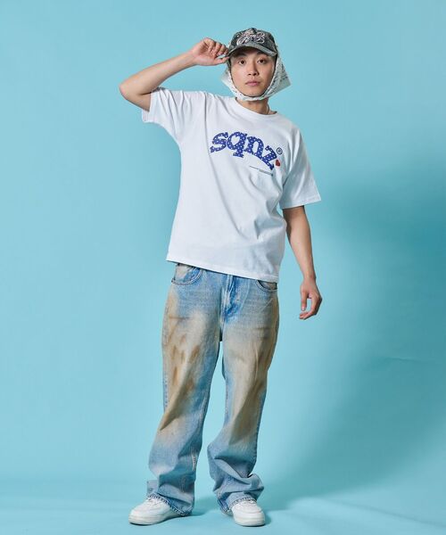 SEQUENZ(シークエンズ)の「※WEB限定 / ハート×ドットプリント / ドットロゴ半袖Tシャツ / sqnz heart dot logo pt tee(Tシャツ/カットソー・レディース・ブラック/ライトブルー/ホワイト/ライトピンク・SMALL/MEDIUM/LARGE/X-SMALL)」の19枚目の写真