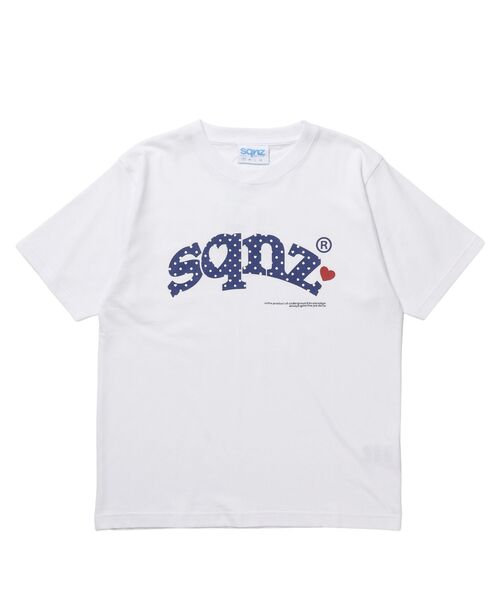 SEQUENZ(シークエンズ)の「※WEB限定 / ハート×ドットプリント / ドットロゴ半袖Tシャツ / sqnz heart dot logo pt tee(Tシャツ/カットソー・レディース・ブラック/ライトブルー/ホワイト・SMALL/MEDIUM/LARGE/X-SMALL)」の13枚目の写真